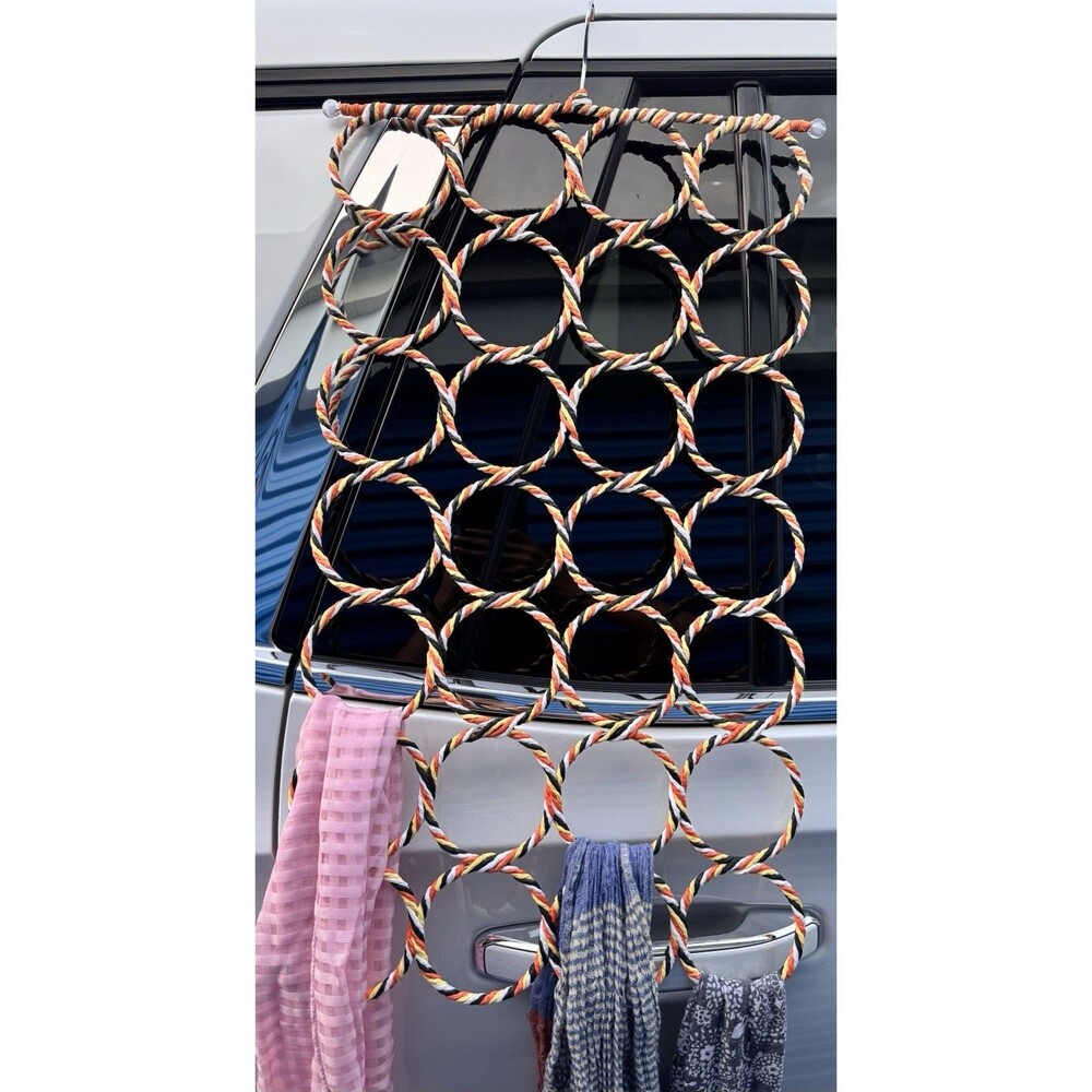 Scarf Hanger Organizer 28 PLus Holder for Closet Space Saving Storage
